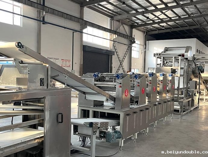 全自动馄饨皮生产线